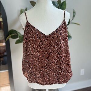 Nine Britton Orange Relaxed Camisole Top